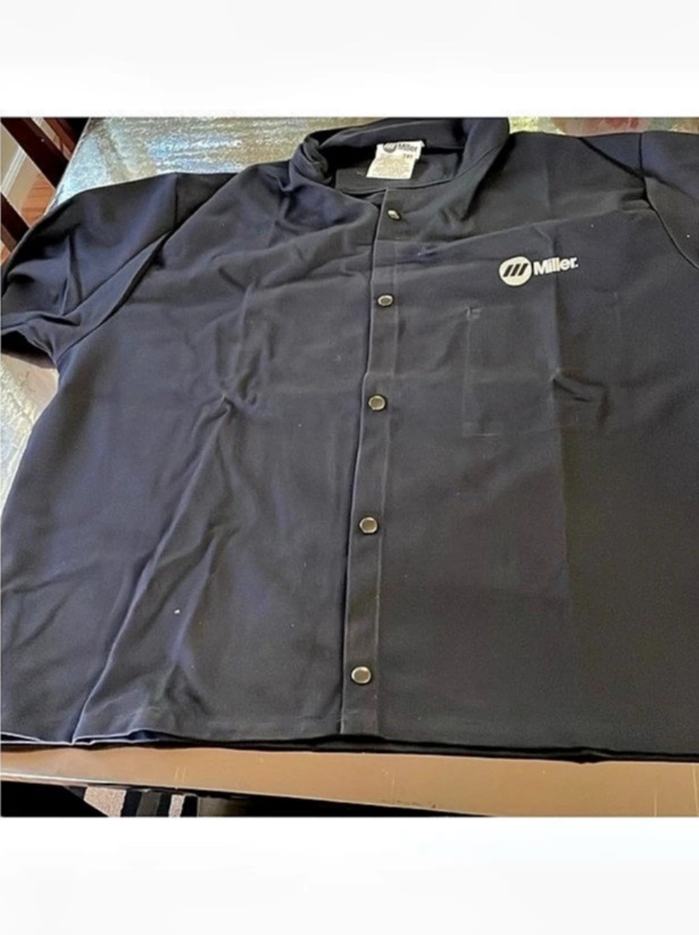 Miller Work Shirt in Blue Size 2XL Like New
